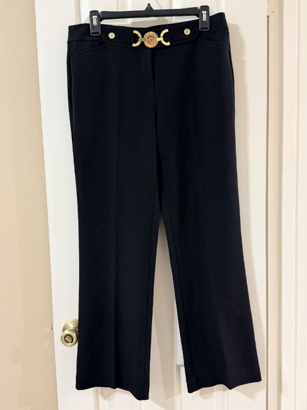 Sz 8P Anne Klein Black Trousers